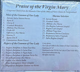 Praise Of The Virgin Mary Gregoiran Chant CD