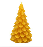 Beeswax Yule Tree Candle