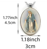 Our Lady of Grace Pendant Necklace