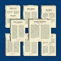 Latin-English Prayer Cards Variety Pack